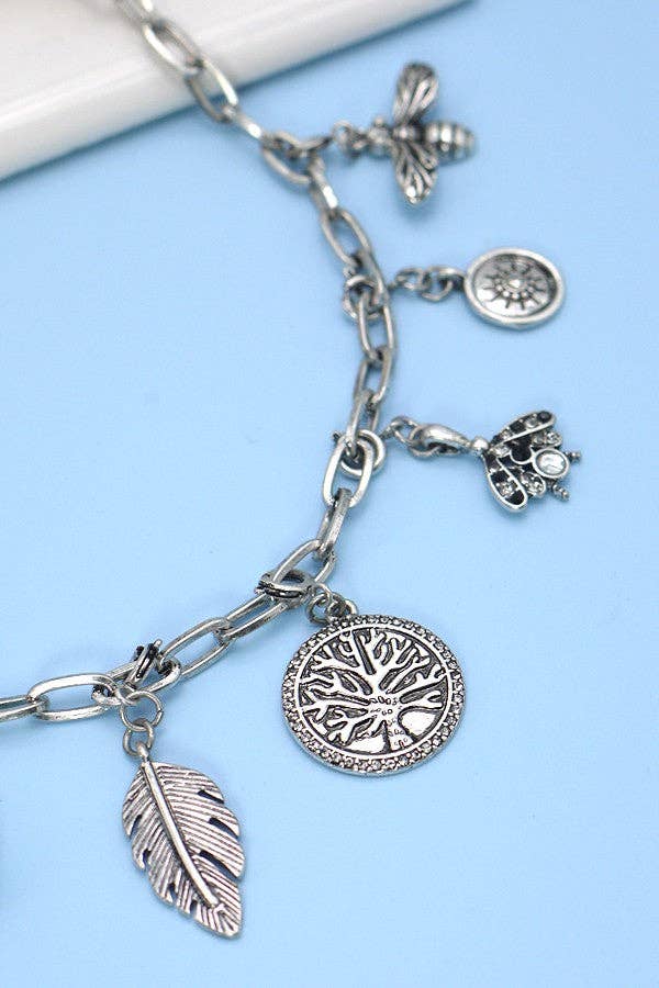BOHO BOUTIQUE CHARM NECKLACE