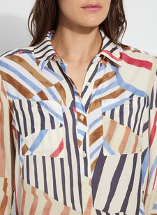 Yesenia Roll Tab Utility Shirt