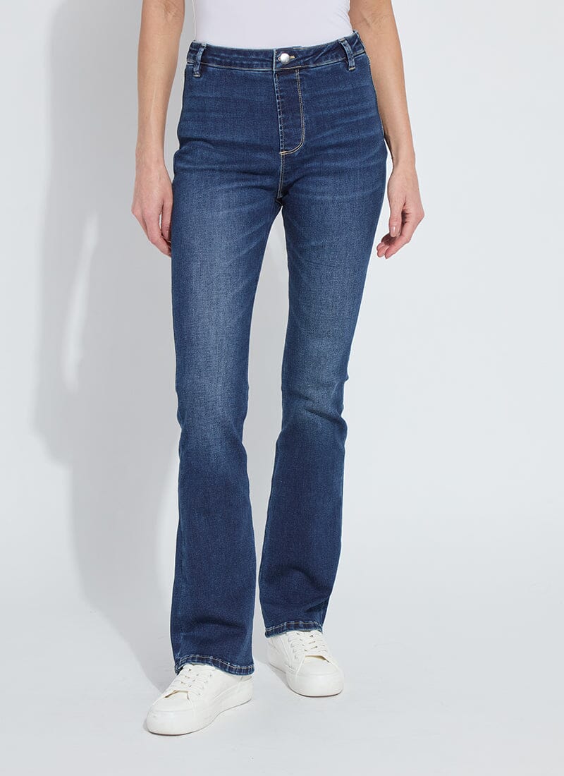 Dark Midwash Estelle Everyday Flare Denim (32" inseam)