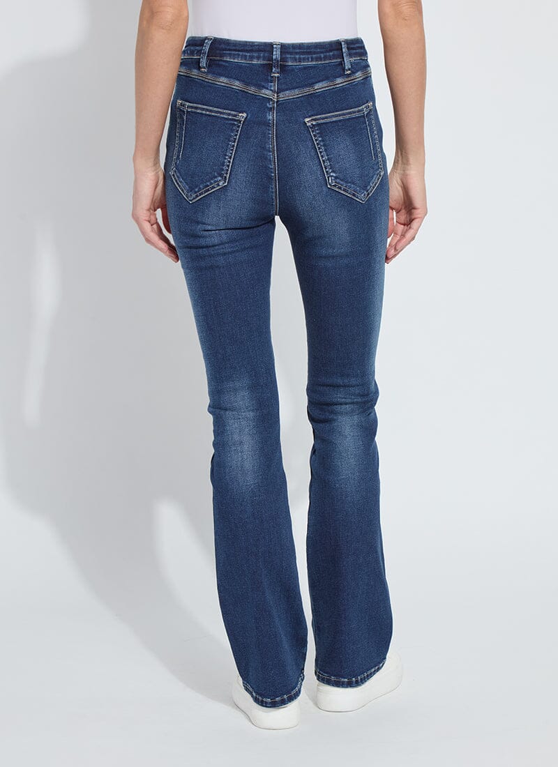 Dark Midwash Estelle Everyday Flare Denim (32" inseam)