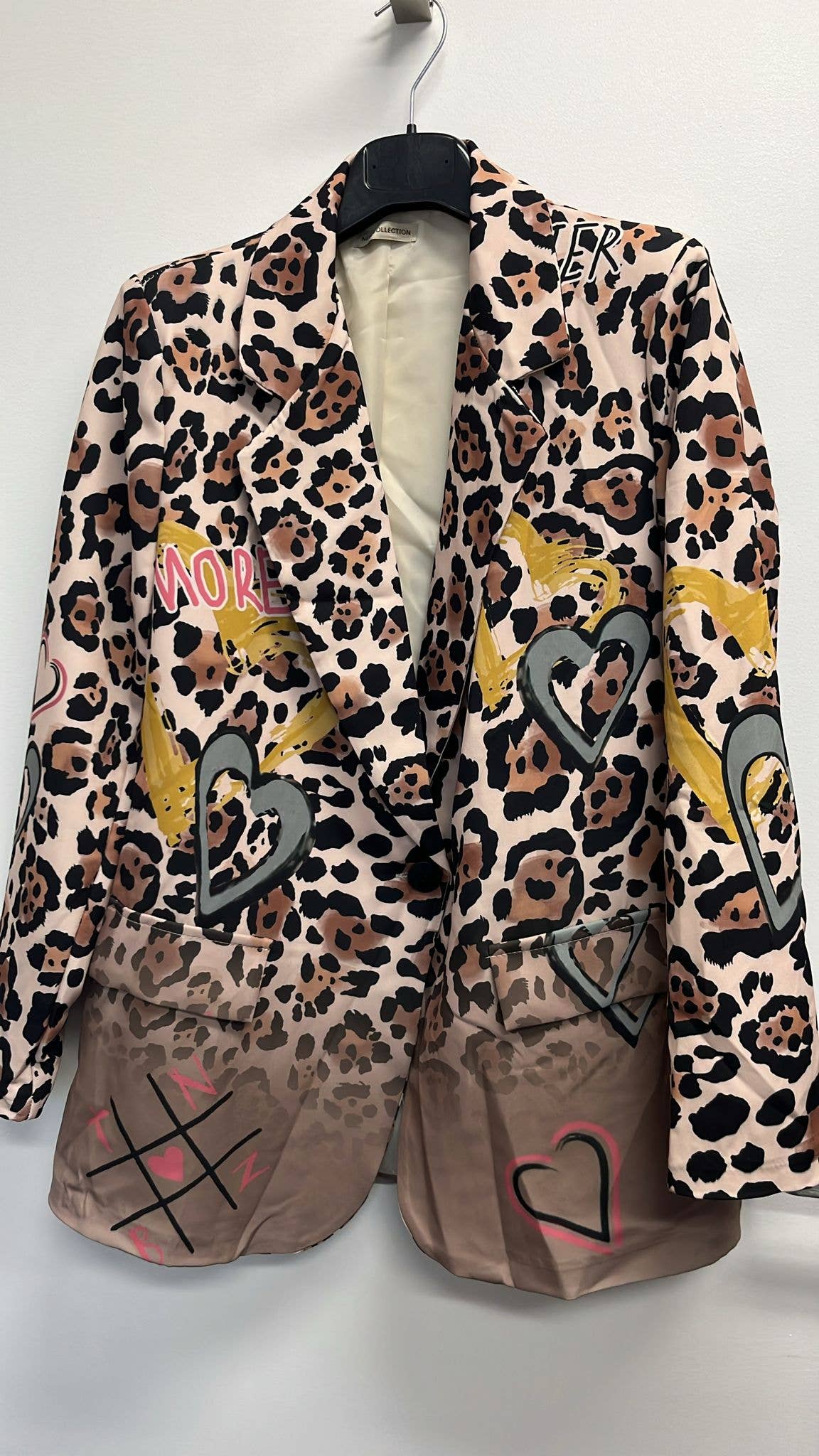 Italian Wild Hearts Statement Blazer