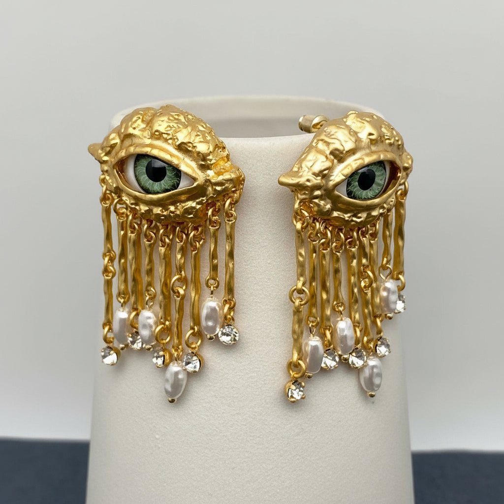 Surreal Evil Eye Statement Earrings