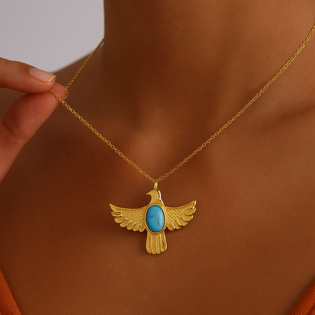 Western Thunderbird Charm Layering Necklace