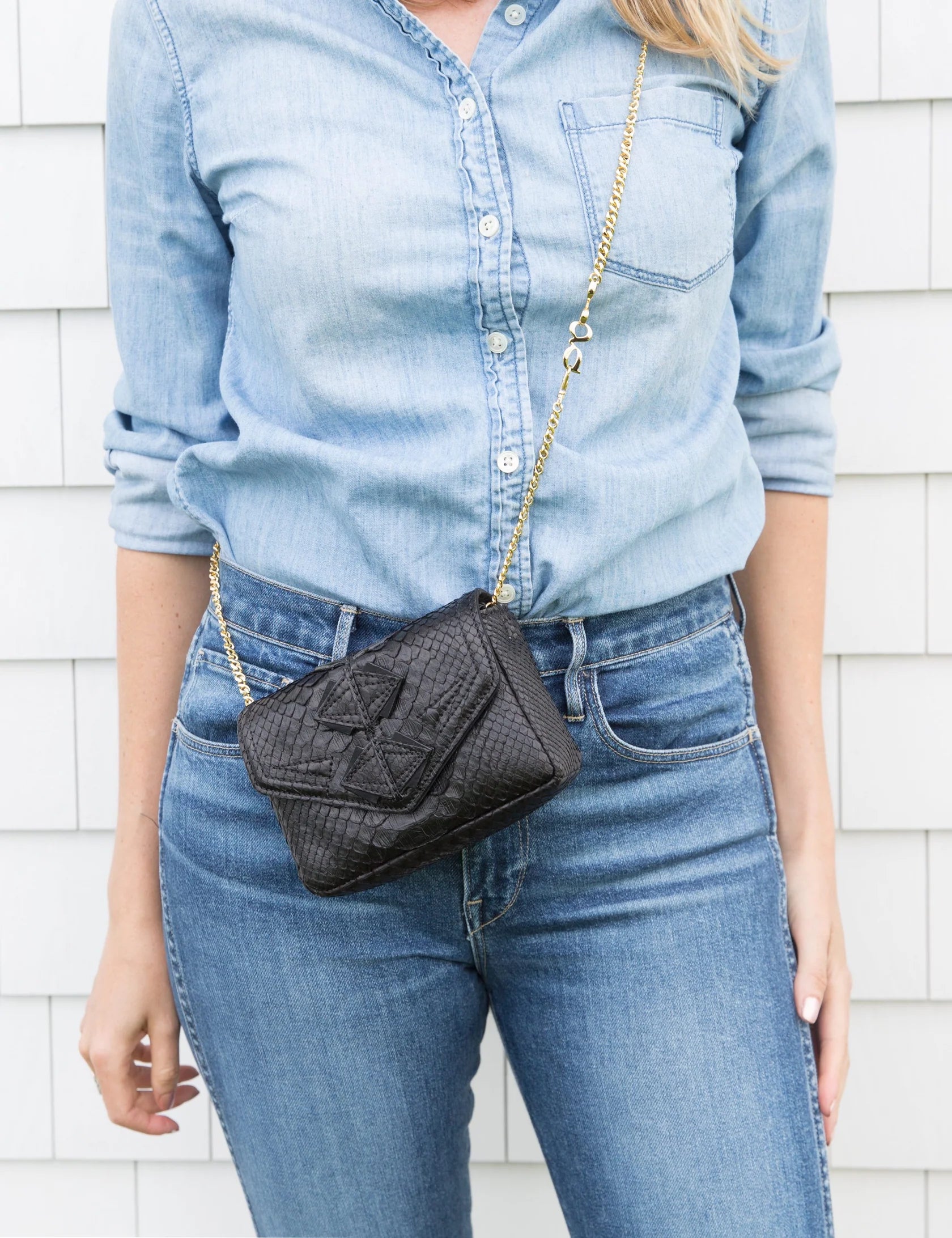 Mini GG Italian Leather Handbag