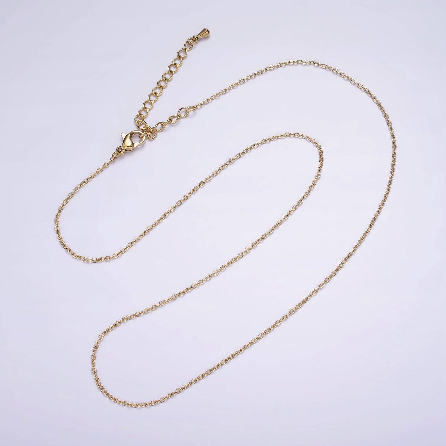 Black Gemstone Vertical Pendant Layering Necklace