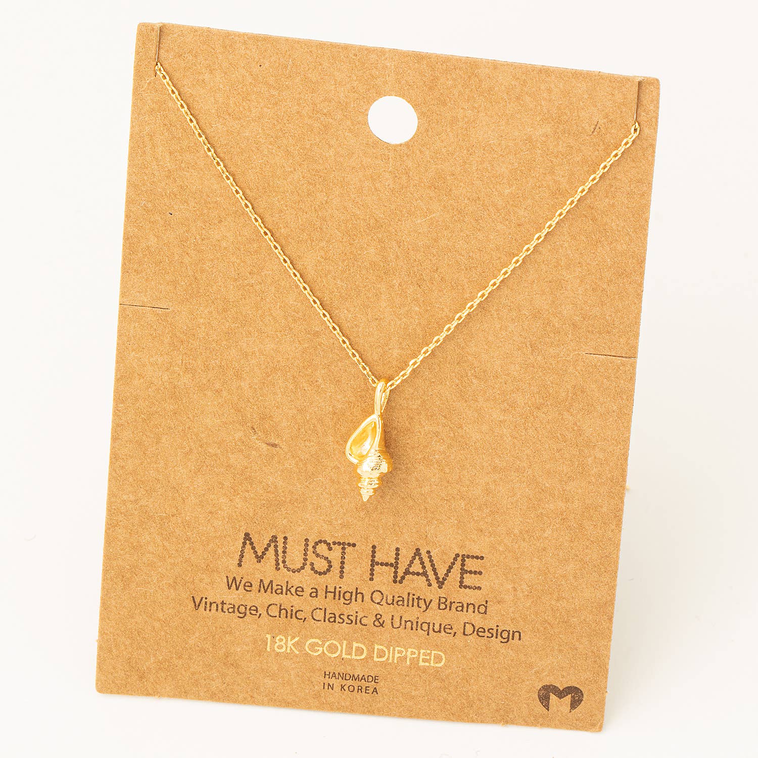 Dainty Conch Layering Necklace