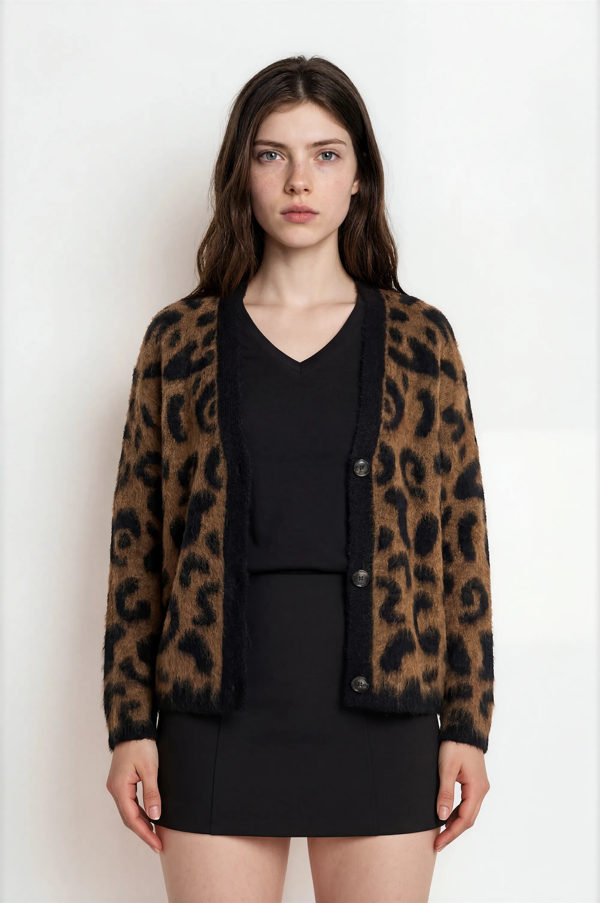 Leopard Print Cardigan