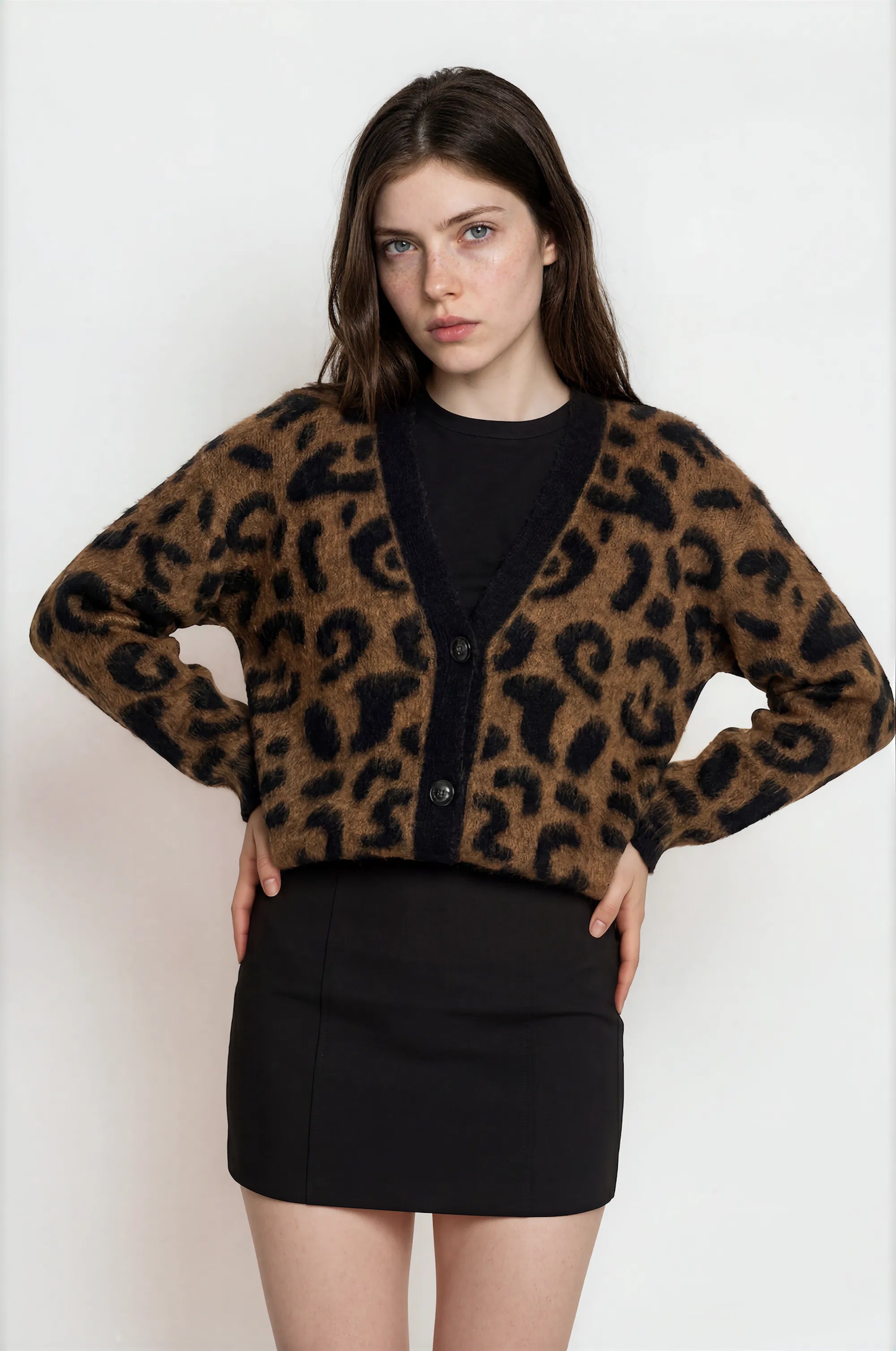 Leopard Print Cardigan
