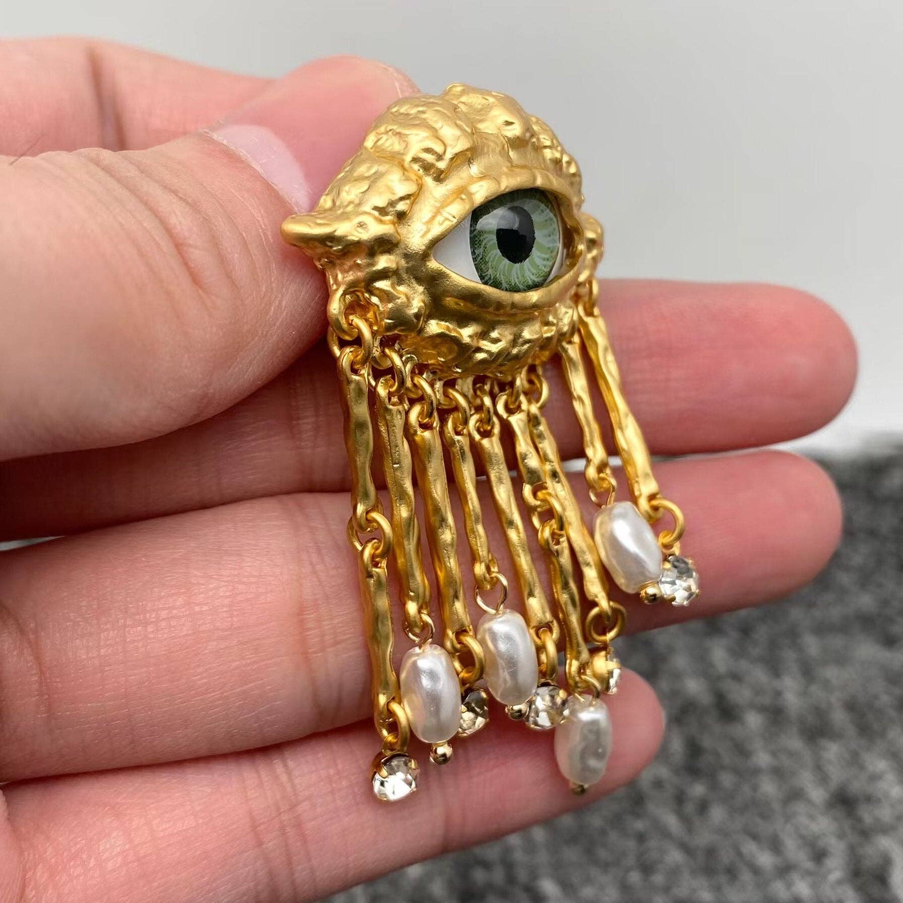 Surreal Evil Eye Statement Earrings