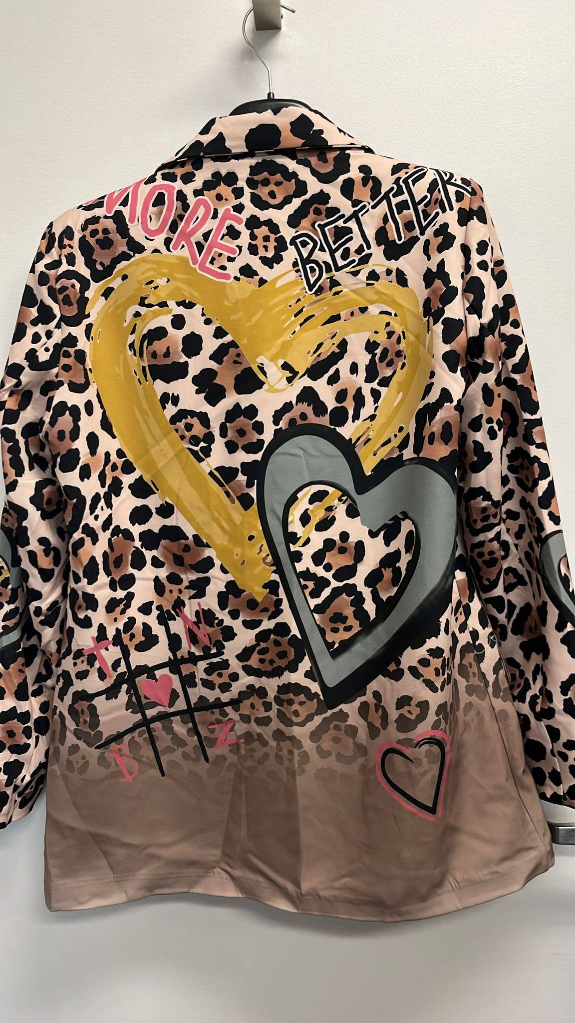 Italian Wild Hearts Statement Blazer