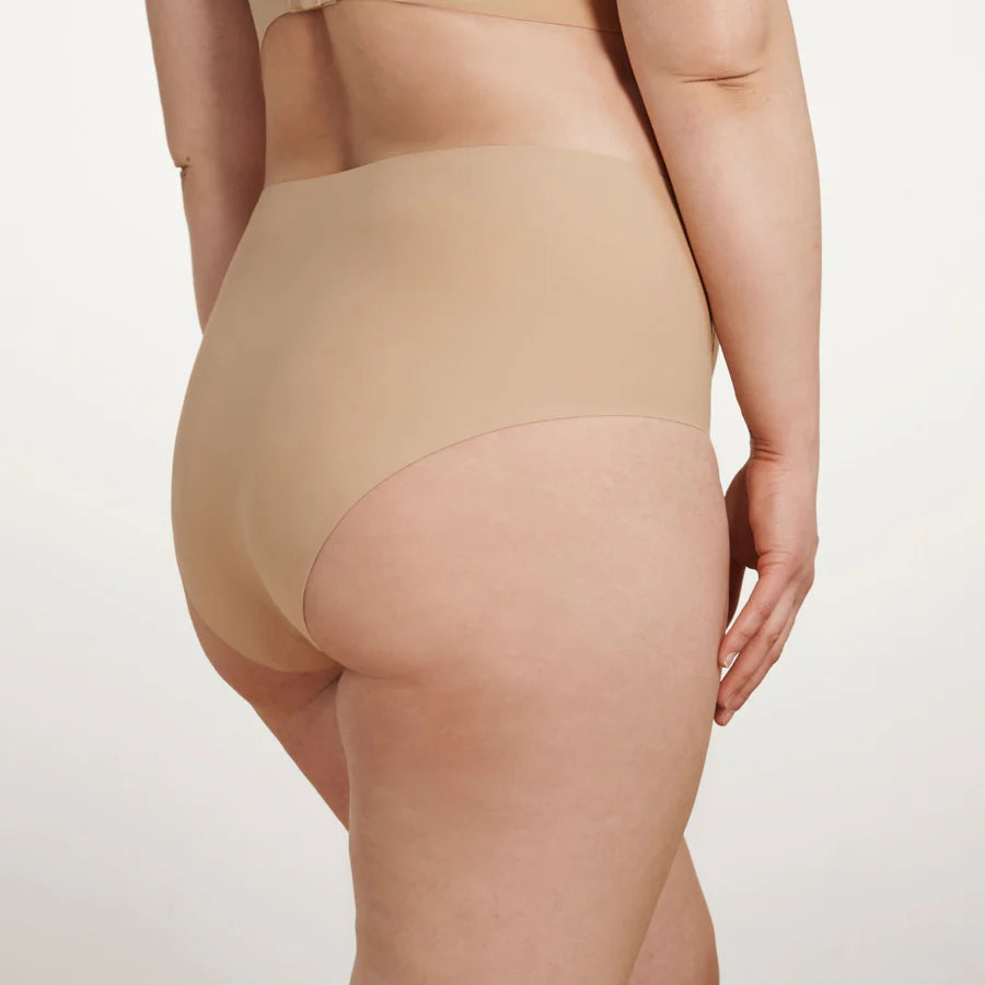 High Waisted Retro Bikini- Sand